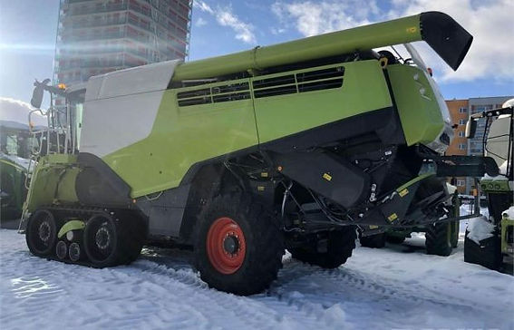 Combine harvester rubber tracks by NXT Agricultural